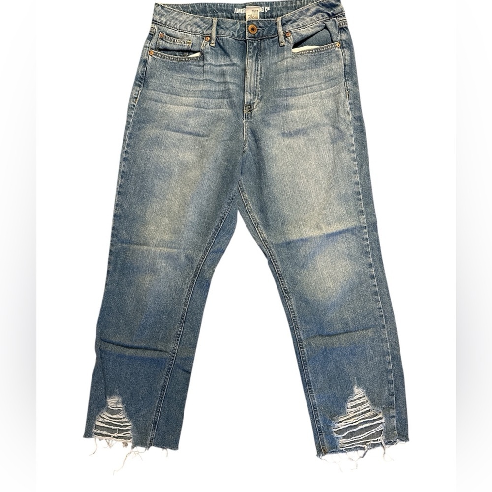 Distressed Blue Jeans- American Rag y2k juniors size 9